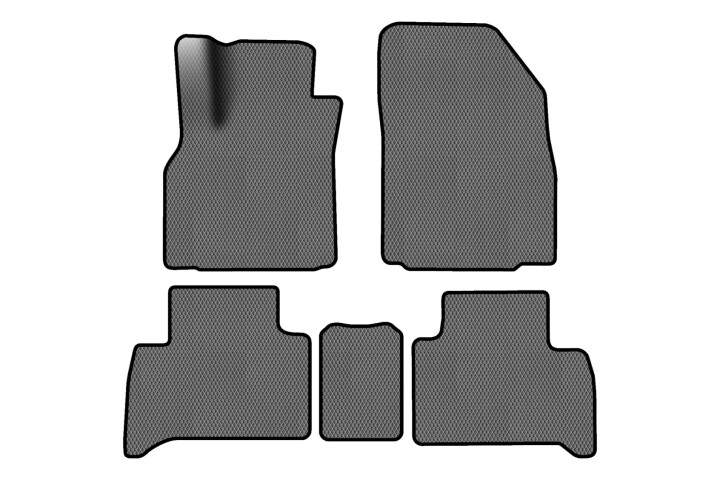 Коврики EVA в салон авто для Scenic III non-moving armrest AT Renault 2009-2015 3 поколения Minivan EU EVAtech RT13319CE5RGB (фото 1)