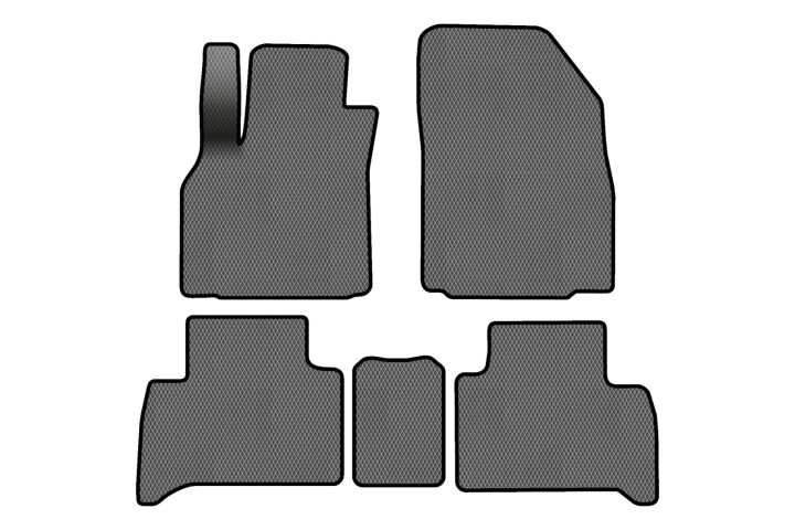 Коврики EVA в салон авто для Scenic III non-moving armrest AT Renault 2009-2015 3 поколения Minivan EU EVAtech RT13319CV5RGB (фото 1)