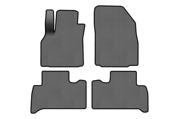 Коврики EVA в салон авто для Scenic III non-moving armrest AT Renault 2009-2015 3 поколения Minivan EU EVAtech RT13319PVC4RGB (фото 1)