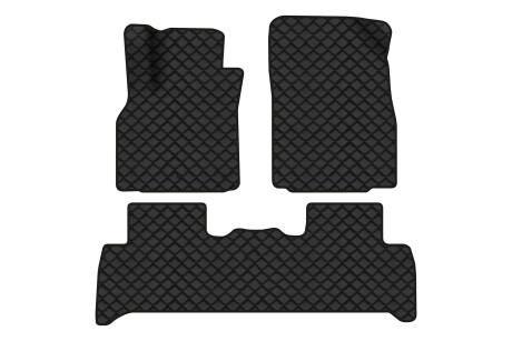 Коврики из экокожи ECO в салон авто для Scenic III non-moving armrest AT Renault 2009-2015 3 поколения Minivan EU EVAtech RT13319ZD3RN2BBB