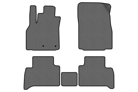 Килимки EVA в салон авто для Grand Scenic III 7 seats moving armrest MT Renault 2009-2015 3 покоління Minivan EU EVAtech RT13459C5RN2SGB