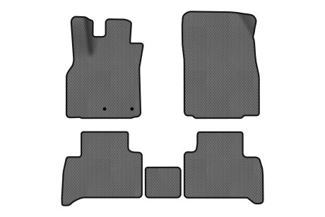 Коврики EVA в салон авто для Grand Scenic III 7 seats moving armrest MT Renault 2009-2015 3 поколения Minivan EU EVAtech RT13459CD5RN2RGB