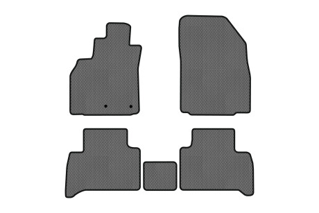 Коврики EVA в салон авто для Grand Scenic III 7 seats moving armrest MT Renault 2009-2015 3 поколения Minivan EU EVAtech RT13459CG5RN2RGB