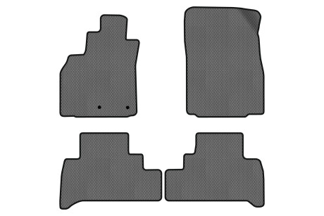 Коврики EVA в салон авто для Grand Scenic III 7 seats moving armrest MT Renault 2009-2015 3 поколения Minivan EU EVAtech RT13459PBC4RN2RGB