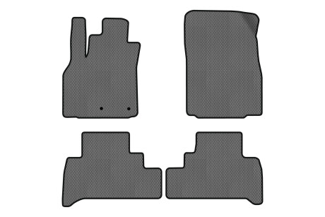 Коврики EVA в салон авто для Grand Scenic III 7 seats moving armrest MT Renault 2009-2015 3 поколения Minivan EU EVAtech RT13459PC4RN2RGB