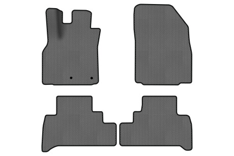 Коврики EVA в салон авто для Grand Scenic III 7 seats moving armrest MT Renault 2009-2015 3 поколения Minivan EU EVAtech RT13459PEC4RN2RGB