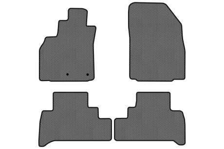 Коврики EVA в салон авто для Grand Scenic III 7 seats moving armrest MT Renault 2009-2015 3 поколения Minivan EU EVAtech RT13459PGC4RN2RGB