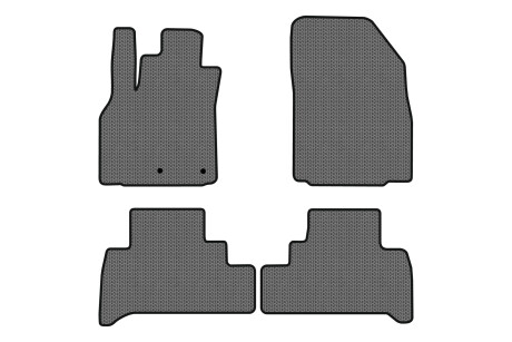 Коврики EVA в салон авто для Grand Scenic III 7 seats moving armrest MT Renault 2009-2015 3 поколения Minivan EU EVAtech RT13459PVC4RN2SGB