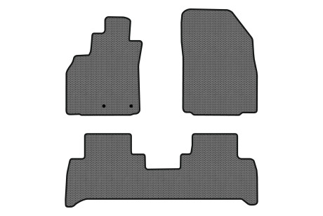 Килимки EVA в салон авто для Grand Scenic III 7 seats moving armrest MT Renault 2009-2015 3 покоління Minivan EU EVAtech RT13459ZG3RN2SGB