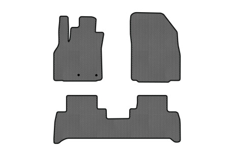 Коврики EVA в салон авто для Grand Scenic III 7 seats moving armrest MT Renault 2009-2015 3 поколения Minivan EU EVAtech RT13459ZV3RN2RGB