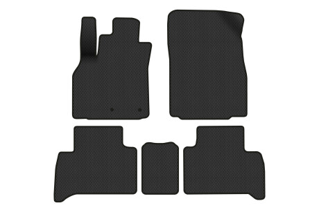 Килимки EVA в салон авто для Scenic III non-moving armrest MT Renault 2009-2015 3 покоління Minivan EU EVAtech RT13468C5RN2RBB