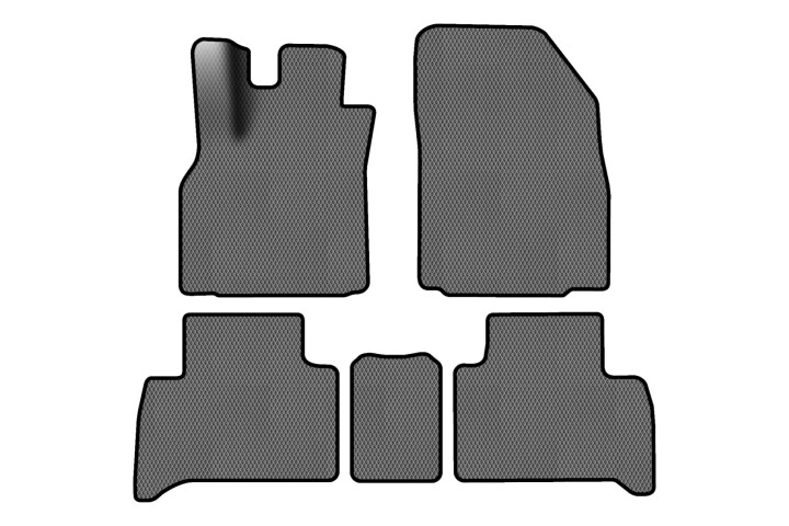 Коврики EVA в салон авто для Scenic III non-moving armrest MT Renault 2009-2015 3 поколения Minivan EU EVAtech RT13468CE5RGB (фото 1)