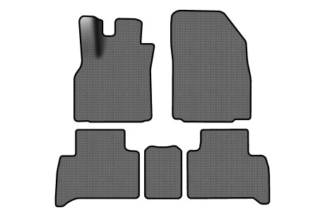 Коврики EVA в салон авто для Scenic III non-moving armrest MT Renault 2009-2015 3 поколения Minivan EU EVAtech RT13468CE5SGB