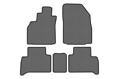 Коврики EVA в салон авто для Scenic III non-moving armrest MT Renault 2009-2015 3 поколения Minivan EU EVAtech RT13468CG5SGB