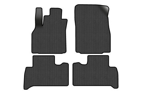 Килимки EVA в салон авто для Scenic III non-moving armrest MT Renault 2009-2015 3 покоління Minivan EU EVAtech RT13468PC4SBB