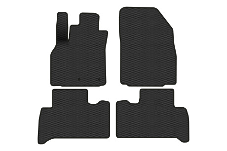 Килимки EVA в салон авто для Scenic III non-moving armrest MT Renault 2009-2015 3 покоління Minivan EU EVAtech RT13468PVC4RN2RBB