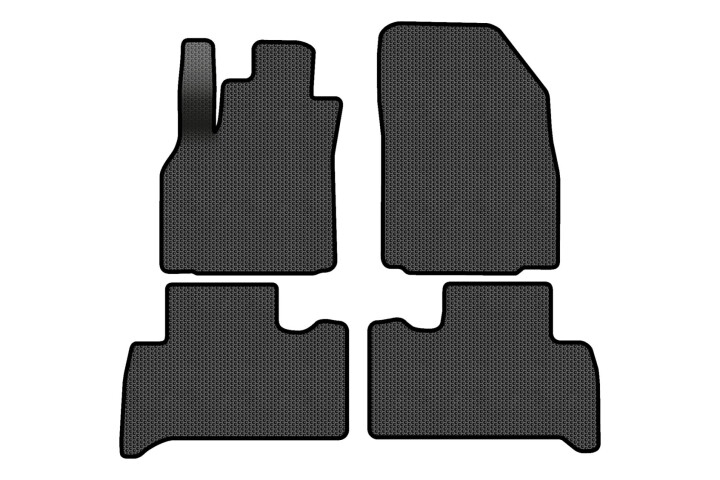 Коврики EVA в салон авто для Scenic III non-moving armrest MT Renault 2009-2015 3 поколения Minivan EU EVAtech RT13468PVC4SBB (фото 1)