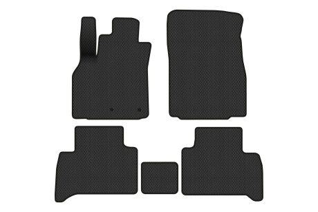 Килимки EVA в салон авто для Scenic III moving armrest MT Renault 2009-2015 3 покоління Minivan EU EVAtech RT13469C5RN2RBB