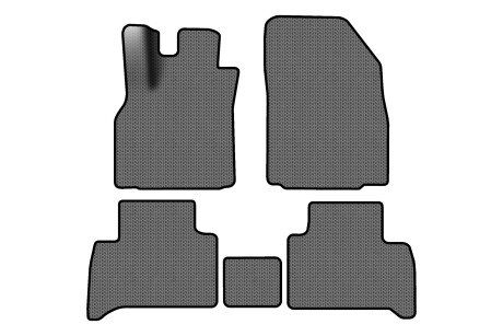 Коврики EVA в салон авто для Scenic III moving armrest MT Renault 2009-2015 3 поколения Minivan EU EVAtech RT13469CE5SGB