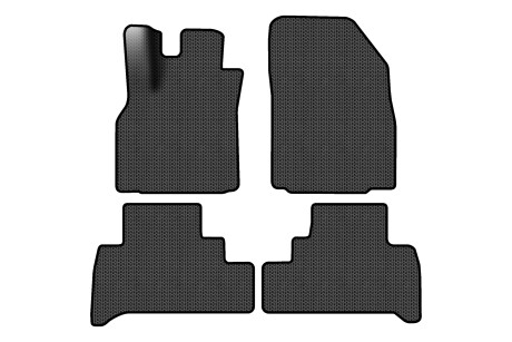 Килимки EVA в салон авто для Scenic III moving armrest MT Renault 2009-2015 3 покоління Minivan EU EVAtech RT13469PEC4SBB