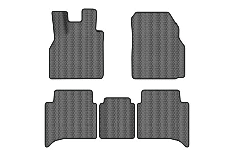 Коврики EVA в салон авто для Grand Scenic II MT Renault 2003-2009 2 поколения Minivan EU EVAtech RT1827CD5SGB