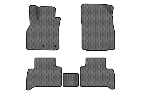 Коврики EVA в салон авто для Grand Scenic III 5 seats moving armrest AT Renault 2009-2015 3 поколения Minivan EU EVAtech RT1828CD5RN2SGB