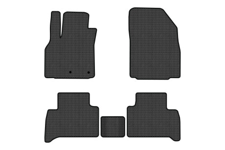 Коврики EVA в салон авто для Grand Scenic III 5 seats moving armrest AT Renault 2009-2015 3 поколения Minivan EU EVAtech RT1828CV5RN2SBB