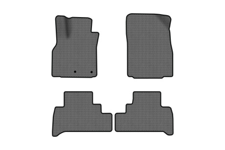 Коврики EVA в салон авто для Grand Scenic III 5 seats moving armrest AT Renault 2009-2015 3 поколения Minivan EU EVAtech RT1828PDC4RN2SGB