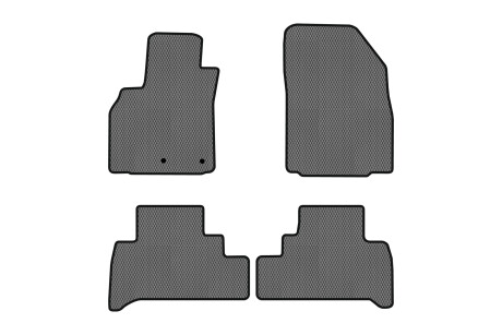 Коврики EVA в салон авто для Grand Scenic III 5 seats moving armrest AT Renault 2009-2015 3 поколения Minivan EU EVAtech RT1828PGC4RN2RGB