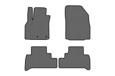 Коврики EVA в салон авто для Grand Scenic III 5 seats moving armrest AT Renault 2009-2015 3 поколения Minivan EU EVAtech RT1828PVC4RN2SGB