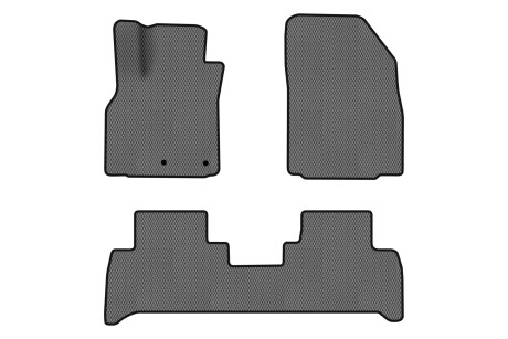 Килимки EVA в салон авто для Grand Scenic III 5 seats moving armrest AT Renault 2009-2015 3 покоління Minivan EU EVAtech RT1828ZE3RN2RGB