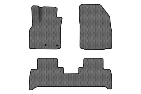 Килимки EVA в салон авто для Grand Scenic III 5 seats moving armrest AT Renault 2009-2015 3 покоління Minivan EU EVAtech RT1828ZE3RN2SGB