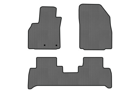 Килимки EVA в салон авто для Grand Scenic III 5 seats moving armrest AT Renault 2009-2015 3 покоління Minivan EU EVAtech RT1828ZG3RN2RGB