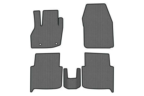 Килимки EVA в салон авто для Zoe ZE 22 kWh Renault 2012 1 покоління Htb EU EVAtech RT1837C5AV2SGB