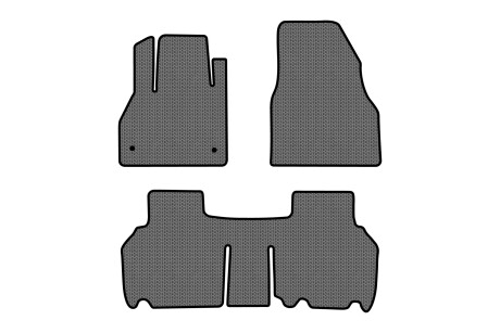 Килимки EVA в салон авто для Kangoo II 5 seats 4-doors Renault 2008-2013 2 покоління Minivan EU EVAtech RT21682ZV3RN2SGB