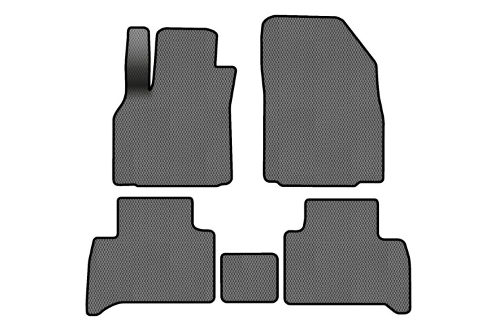 Коврики EVA в салон авто для Scenic III moving armrest AT Renault 2009-2015 3 поколения Minivan EU EVAtech RT2893CV5RGB (фото 1)