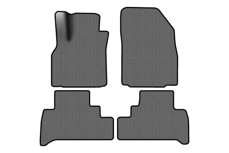 Килимки EVA в салон авто для Scenic III moving armrest AT Renault 2009-2015 3 покоління Minivan EU EVAtech RT2893PEC4SGB