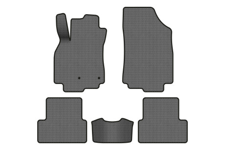 Килимки EVA в салон авто для Megane III 5-doors AT Renault 2008-2016 3 покоління Htb EU EVAtech RT32109CVV5RN2SGB