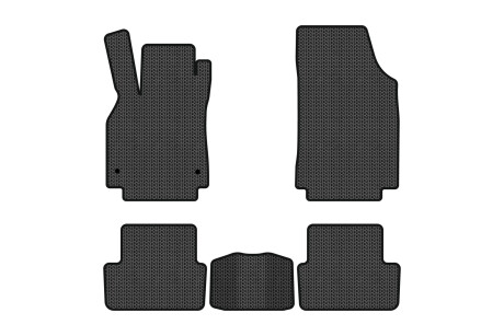 Коврики EVA в салон авто для Fluence Renault 2009-2017 1 поколение Sedan EU EVAtech RT3276CV5RN2SBB