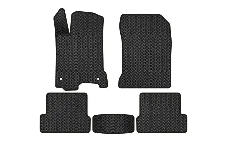 Коврики EVA в салон авто для Laguna T AT Renault 2007-2015 3 поколения Coupe EU EVAtech RT3496C5AV2RBB