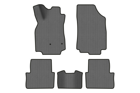 Килимки EVA в салон авто для Megane III AT Renault 2008-2016 3 покоління Combi EU EVAtech RT3498CES5RN2SGB