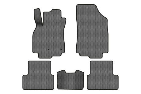 Килимки EVA в салон авто для Megane III AT Renault 2008-2016 3 покоління Combi EU EVAtech RT3498CVV5RN2SGB