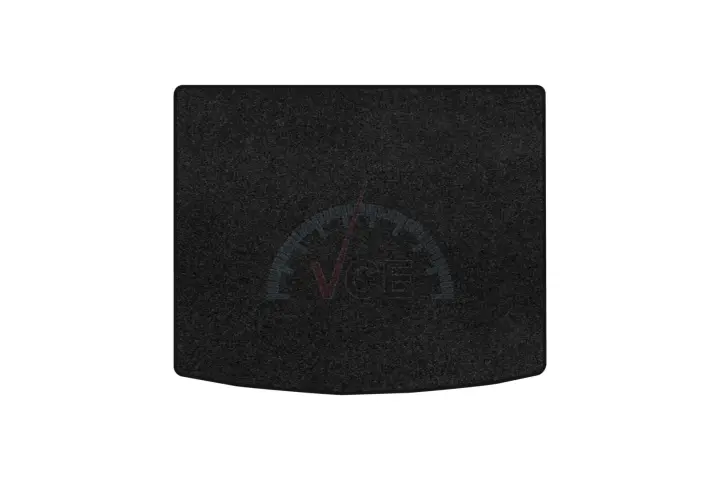 Ворсовий килимок Premium в багажник авто для Skoda Scala 2018 1 покоління Htb EU чорний кант EVAtech SK12029B1VPB (фото 1)