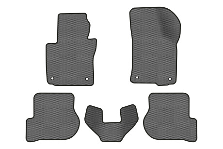 Килимки EVA в салон авто для Octavia A5 AT, 4 clips Skoda 2004-2013 2 покоління Liftback EU EVAtech SK12157CB5AV4RGB