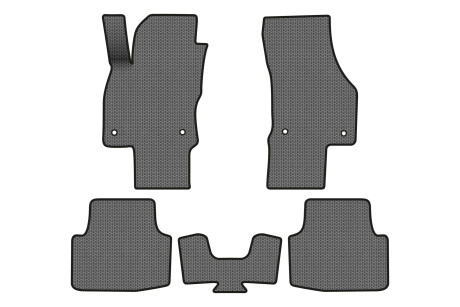 Килимки EVA в салон авто для Octavia A8 Skoda 2020 4 покоління Liftback EU EVAtech SK1641CV5AV4SGB