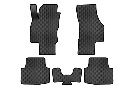 Килимки EVA в салон авто для Octavia A8 Skoda 2020 4 покоління Combi EU EVAtech SK1642CV5SBB