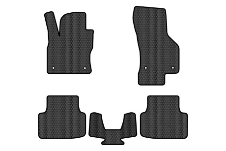 Килимки EVA в салон авто для Octavia A7 Subwoofer Canton AT Skoda 2013-2020 3 покоління Combi EU EVAtech SK32062CV5AV4SBB