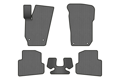 Килимки EVA в салон авто для Fabia 5J Skoda 2007-2014 2 покоління Combi EU EVAtech SK3217C5AV4SGB