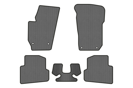 Килимки EVA в салон авто для Fabia 5J Skoda 2007-2014 2 покоління Combi EU EVAtech SK3217CB5AV4SGB