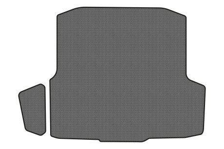 Килимок EVA в багажник авто для Octavia A7 AT Skoda 2013-2020 3 покоління Combi EU EVAtech SK3637BE2SGB